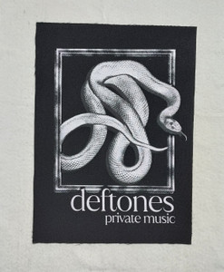 Deftones - Private Music 12x15.5" Printed Backpatch
