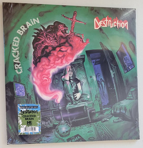 Destruction - Cracked Brain *Splatter Vinyl Euro Press LP *New