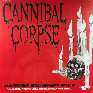 Cannibal Corpse - Hammer Smashed Face *Clear & Red Splatter LP *New