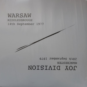 Warsaw - Joy Division - Middlesborough 14-09-77 - Manchester LP *New