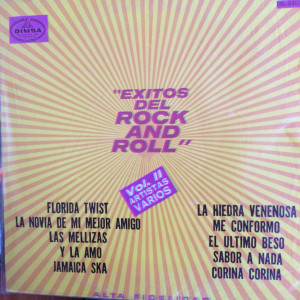 Exitos Del Rock And Roll Vol.II Varios Los Valientes - Hemanos Carrion Rebeldes Del Rock Crazy Boys LP *Used
