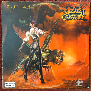 Ozzy Osbourne- The Ultimate Sin *Mx Press LP *Used
