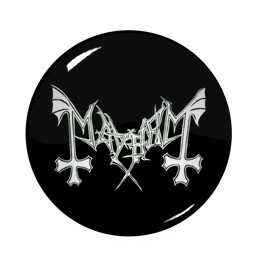 Mayhem - Wolf's Lair Abyss 1" Pin
