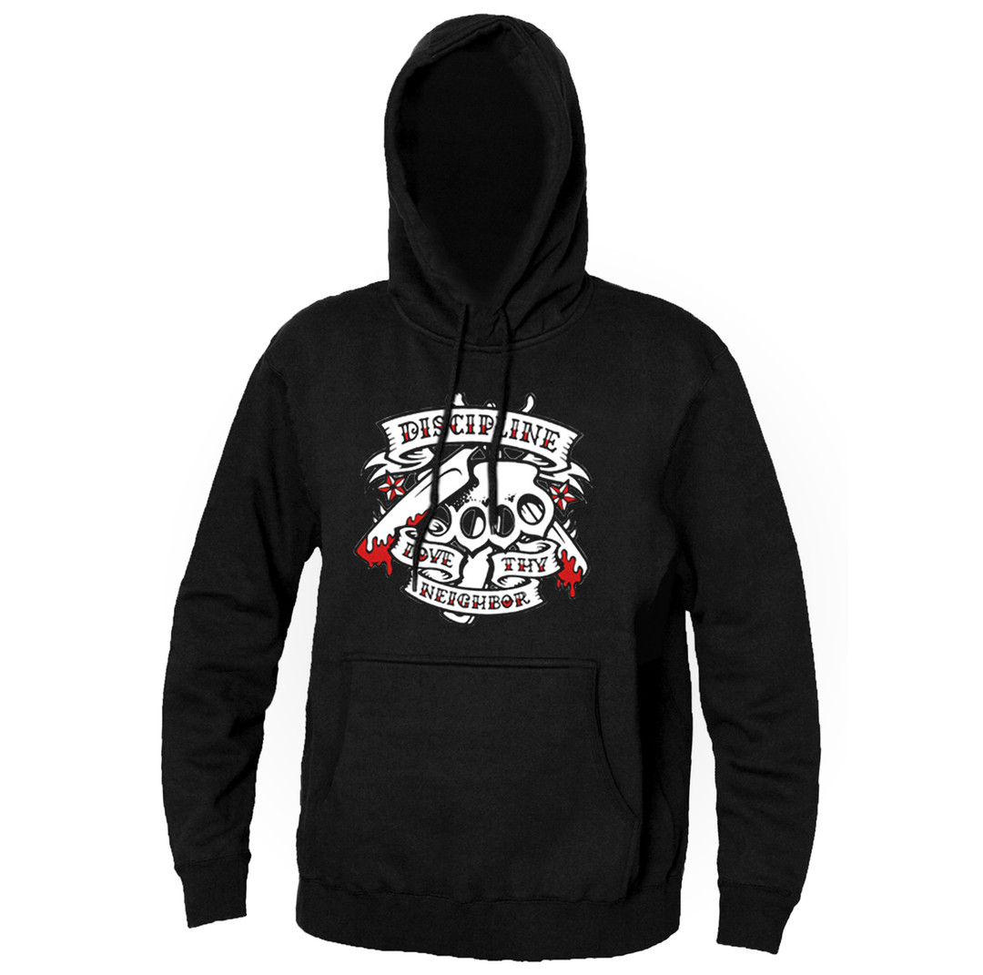 Discipline Love Thy Neighbor Hooded Sweatshirt