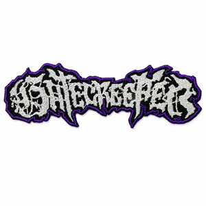 Gatecreeprer - Purple Logo 5.5x1.25"  Embroidered Patch
