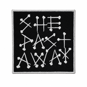 She Past Away - Grey Logo 3x3" Embroidered Patch