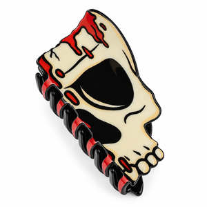 Bloody Skull Hair Claw