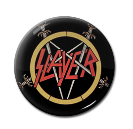 Slayer - Sword Pentagram 1" Pin