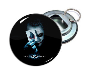 The Joker - Batman Card 2.25" Metal Bottle Opener Keychain