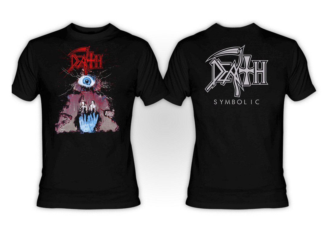 【レア】Death 「Symbolic」 Tシャツ　メンバー　サイン入　Lサイズ レア】Death 「Symbolic」 Tシャツ メンバー サイン入 Lサイズ レア