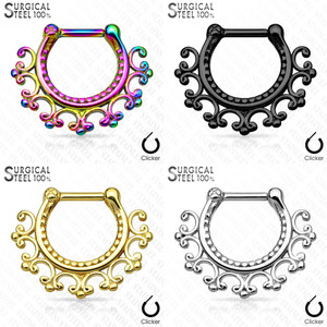 Laced Edge Tribal All Septum Clicker