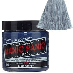 Manic Panic Blue Steel - High Voltage® Classic Cream Formula Hair Color