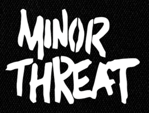 Minor Threat Logo 6x4" Printed Patch