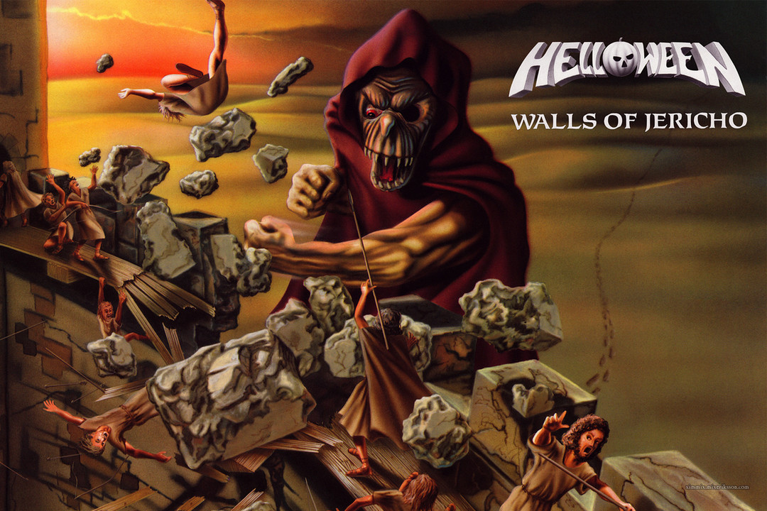 Helloween Walls of Jericho 12x18