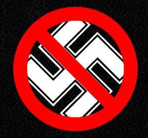 Anti-Nazi Logo 5x5" Printed Patch Punk
