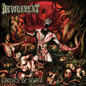 Devourment - Conceived In Sewage 4x4" Color Patch