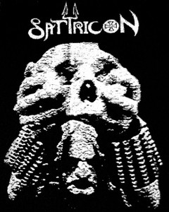 Satyricon Skull Demo Cover 5x6" Printed Patch