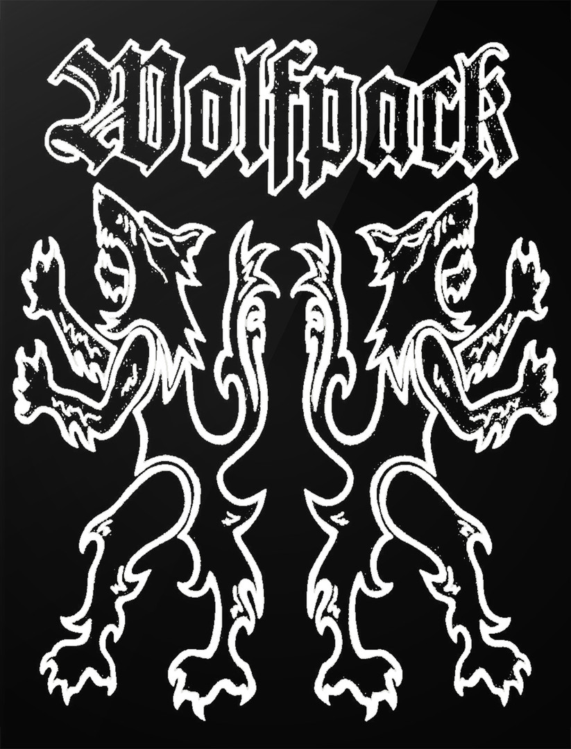 Download Wolfpack - Allday Hell 4x5" Printed Sticker