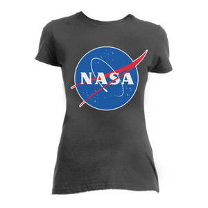 NASA Logo Grey T-shirt Girls