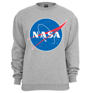 NASA Logo Grey Hooded Sweatshirt