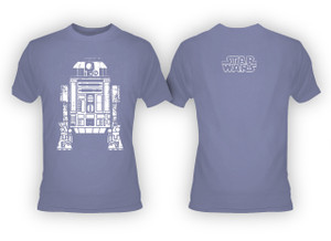Star Wars - R2-D2 Blue Heather T-Shirt
