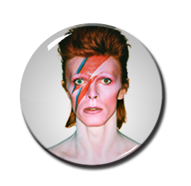 David Bowie - Aladdin Sane 2.25" Pin