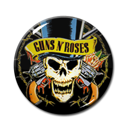 Guns n' Roses Skull 2.25" Pin