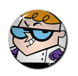 Dexter's Laboratory 2.25" Pin