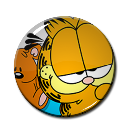 Garfield 2.25" Pin