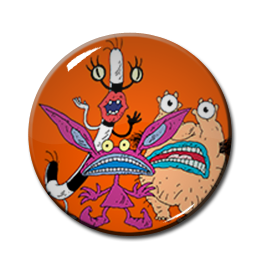 Ahh! Real Monsters 2.25" Pin