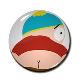 South Park - Cartman's Ass 2.25" Pin