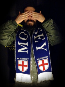 Morrissey -  Logo Blue 58x9" Knitted Scarf