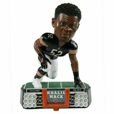 Chicago Bears Khalil Mack Stadium Lights Bobblehead