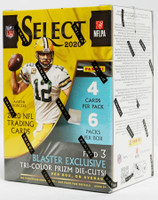 2020 Panini Select Football Tri-Color Die-Cut Prizm Blaster Box