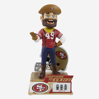 Sourdough Sam San Francisco 49ers Countdown to Kickoff Mascot Bobblehead