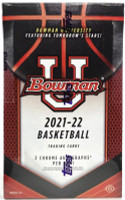 2021/22 Bowman University Basketball Hobby 12 Box Case