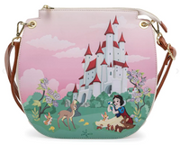 Loungefly Disney Snow White Castle Scene Crossbody Bag/Purse