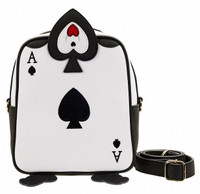 Loungefly Disney Alice in Wonderland Ace of Spades Crossbody Bag/Purse