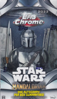2022 Topps Star Wars The Mandalorian Chrome Beskar Edition Hobby 12 Box Case