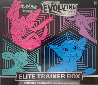 Pokemon Sword & Shield Evolving Skies Elite Trainer Box
