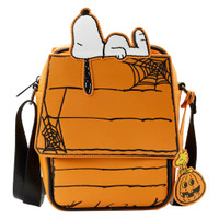 Loungefly Peanuts Great Pumpkin Snoopy Doghouse Crossbody Bag/Purse