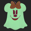 Loungefly Disney Pastel Ghost Minnie Mouse Glow-in-the-Dark Mini Backpack