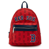 Loungefly MLB Boston Red Sox Logo Mini Backpack