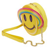 Loungefly Lisa Frank Yellow Rainbow Saturn Ring Crossbody Bag/Purse