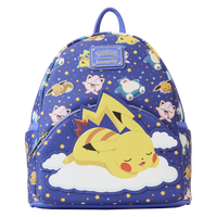 Loungefly Sleeping Pikachu and Friends Mini Backpack
