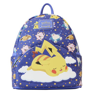 Loungefly Sleeping Pikachu and Friends Mini Backpack