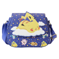 Loungefly Sleeping Pikachu and Friends Crossbody Bag/Purse