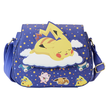 Loungefly Sleeping Pikachu and Friends Crossbody Bag/Purse