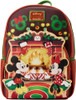Loungefly Disney Mickey & Minnie Mouse Hot Cocoa Fireplace Mini Backpack