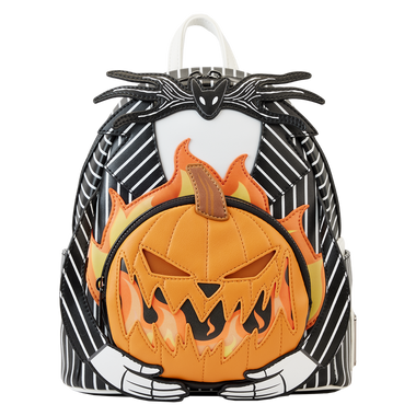 Loungefly Nightmare Before Christmas Jack Pumpkin Glow Head Mini Backpack